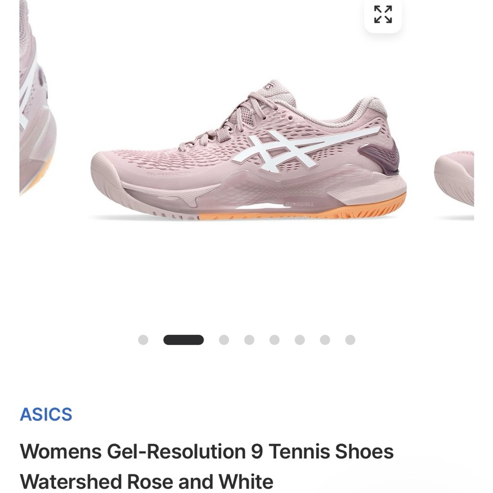 Women’s Gel-Resolution 9 Tennis Shoes Size 8.5